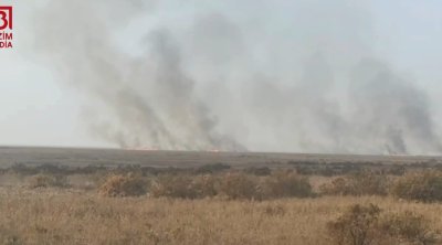 Cəlilabadda güclü yanğın BAŞLADI – VİDEO