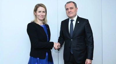 Ceyhun Bayramov Kaya Kallasla görüşdü – FOTO