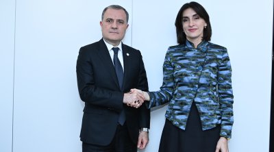 Azərbaycan və Gürcüstan XİN rəhbərləri iki ölkə arasındakı əməkdaşlığı müzakirə edib - FOTO