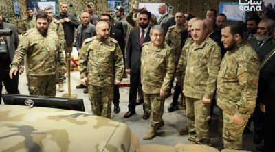 Türkiyə, Rusiya və ABŞ Silahlı Qüvvələrinin nümayəndələri Suriyada hərbi sərgidə iştirak ediblər - FOTO