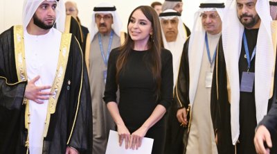 Leyla Əliyeva Bakıda keçirilən beynəlxalq konfransda iştirak etdi - FOTO