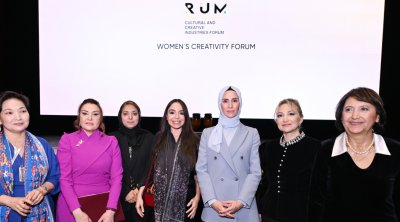 Leyla Əliyeva Qadınların Yaradıcı Forumunda - FOTO