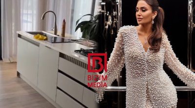 Pərvin canlı yayımda villasının içini GÖSTƏRDİ - VİDEO