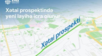 Bakının Xətai prospektində hərəkət təkmilləşdirilir