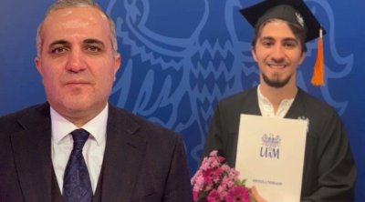 Oğlu Amerikada təhsil alacaq