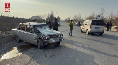 Ucarda ağır qəza: 4 nəfər xəsarət aldı - FOTO