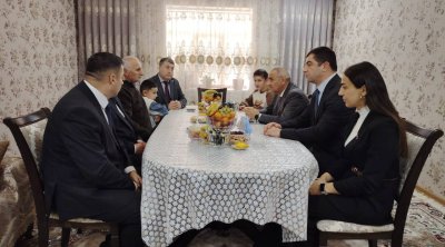 Qusarda şəhid və qazi ailələri ziyarət edildi - FOTO