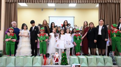 Prezidentin ailəsi 5 nömrəli internat məktəbini ziyarət etdi - FOTO