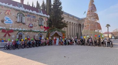 Leyla Əliyevanın təşəbbüsü ilə Yevlaxda uşaqlar üçün Yeni il tədbiri keçirildi - FOTO
