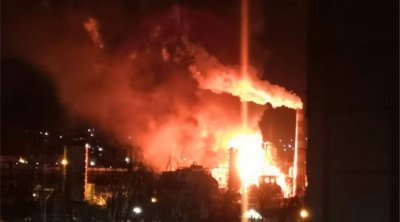 Ukraynadan Krasnodara PUA HÜCUMU &ndash; Neft emalı zavodu alovlara QƏRQ OLDU &ndash; VİDEO