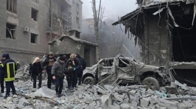 Rusiyanın Xarkova hücumu nəticəsində 30 nəfər yaralanıb - VİDEO