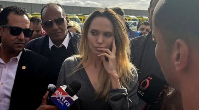 Ancelina Coli Qəzzaya yardıma getdi &ndash; FOTO/VİDEO