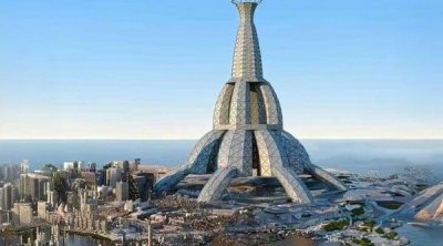 Ağlasığmaz layihə: Göydən aşağı bina tikiləcək