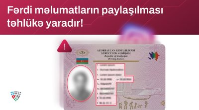 Rəsmi sənədlərini sosial şəbəkələrdə paylaşanlara XƏBƏRDARLIQ