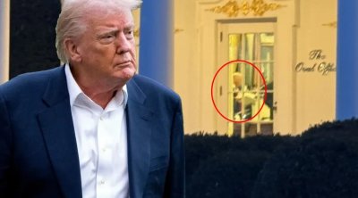 Oval Ofisdə diqqətçəkən görüntü!