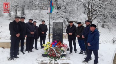 Qusarda Vətən müharibəsinin qəhrəman şəhidinin xatirəsi yad edilib &ndash; FOTO