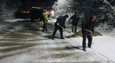 Ağsu dolaylarını buz bağladı &ndash; FOTO