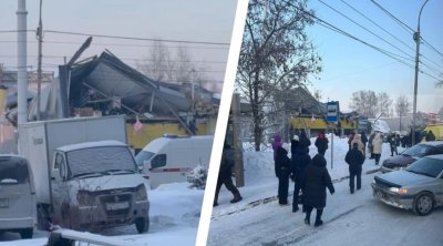 Rusiyada ticarət mərkəzi çökdü &ndash; ANBAAN VİDEO