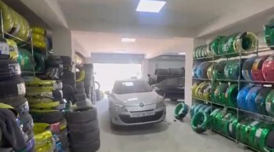 Yaşayış binasındakı təkər satışı anbarı bağlandı – VİDEO