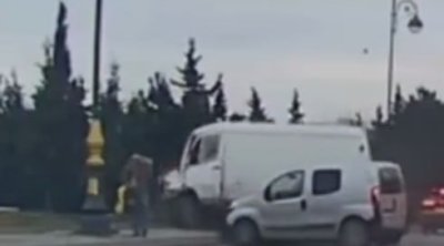 Paytaxtdakı zəncirvari qəzanın ANBAAN VİDEOSU