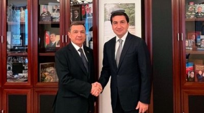 Hikmət Hacıyev Türkmənistan səfiri ilə GÖRÜŞDÜ: Nələr müzakirə edildi?