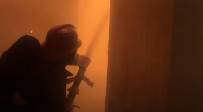 Sumqayıtda ev yandı – VİDEO