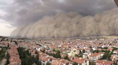 Liviyada qum fırtınası - Məktəblər bağlandı