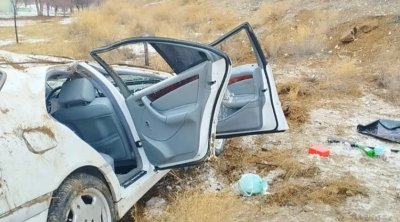 Kəngərlidə bir ailənin 4 üzvü qəzaya düşdü - FOTO