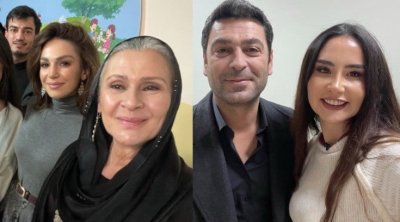 Leyla &ldquo;Uzak şehir&rdquo;in çəkiliş meydançasında - FOTO