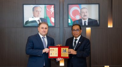 Müdafiə sənayesi nazirinin rəhbərlik etdiyi nümayəndə heyəti &ldquo;World Defence Show 2026&rdquo; SƏRGİSİNDƏ - FOTO