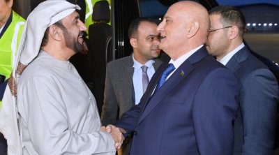 Ərəb Parlamentinin prezidenti Azərbaycana səfərə gəldi - FOTO