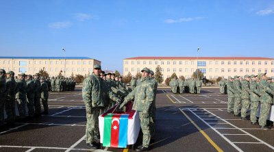 Gənc əsgərlərin andiçmə mərasimləri keçirildi