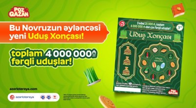 Novruza özəl yeni “Uduş xonçası” lotereyası satışa çıxıb