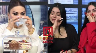 Təranə Qumral qızları ilə efirdə AĞLADI - VİDEO