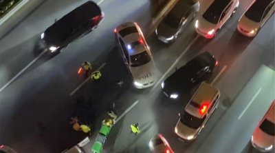 “Crescent Mall”un qarşısında ağır qəza - Ölən var - Video