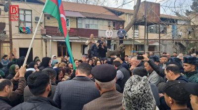 Şəhid Mahir Quliyevlə vida mərasimi keçirilir &ndash; FOTO/VİDEO