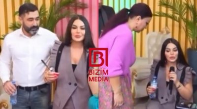 Canlı yayımda Qumralın halı PİSLƏŞDİ - VİDEO