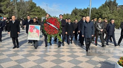Sumqayıtda I Qarabağ müharibəsinin xanım şəhidi ilə vida mərasimi keçirildi &ndash; FOTO