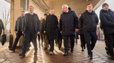 11 xarici dövlət rəsmisi Kiyevə gəldi - ADLAR- FOTO/VİDEO