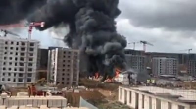 İstanbulda güclü yanğın &ndash; ANBAAN VİDEO