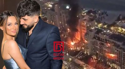 Azərbaycanlı blogerlər İran raketinin düşdüyü hotelin yaxınlığında çətin vəziyyətdə QALDI - VİDEO