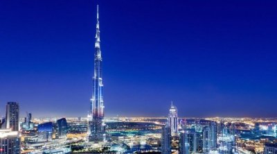 "Bürc Xəlifə”də LAZER ŞOUSU - VİDEO