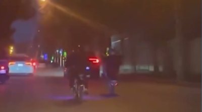 Yollarda təhlükə yaradan motosiklet sürücüləri &ndash; ANBAAN VİDEO