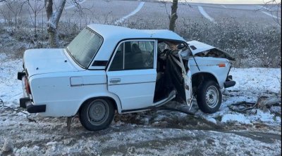 Bakı–Şamaxı yolu buz bağladı – FOTO