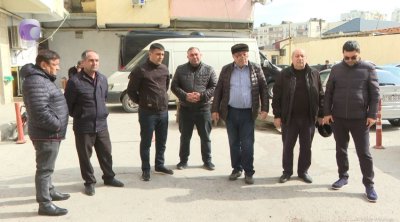 Binanın zirzəmisi zəbt edildiyindən çıxarış ala bilmirlər - VİDEO