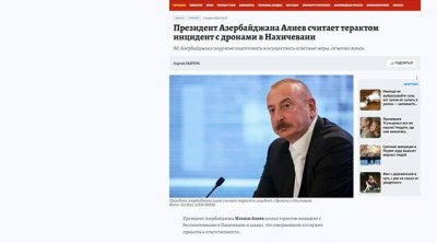 Prezidentin həmin çıxışı dünya mediasında - FOTO