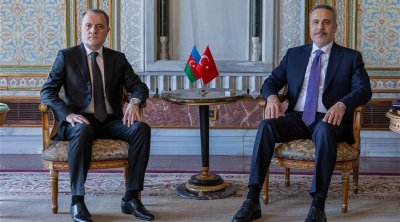 Azərbaycan və Türkiyənin XİN başçıları arasında İstanbulda görüş olub - FOTO