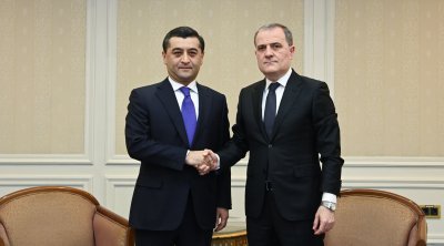 Ceyhun Bayramov özbəkistanlı həmkarı ilə görüşdü - FOTO