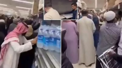 Qida ehtiyatı azaldı, marketlərdə ərzaq davası düşdü &ndash; VİDEO