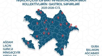 Regionlarda mədəni qastrol proqramı BAŞLAYIR